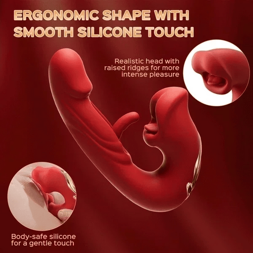 Joby 4-in-1 Multifunctional Silicone Vibrator with 7 Intense Vibration Modes