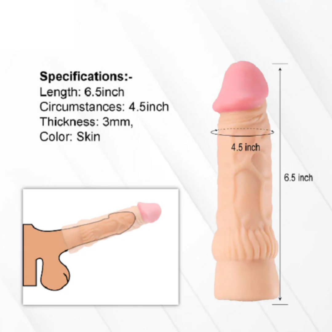 Smooth Silicon Penis Sleeve