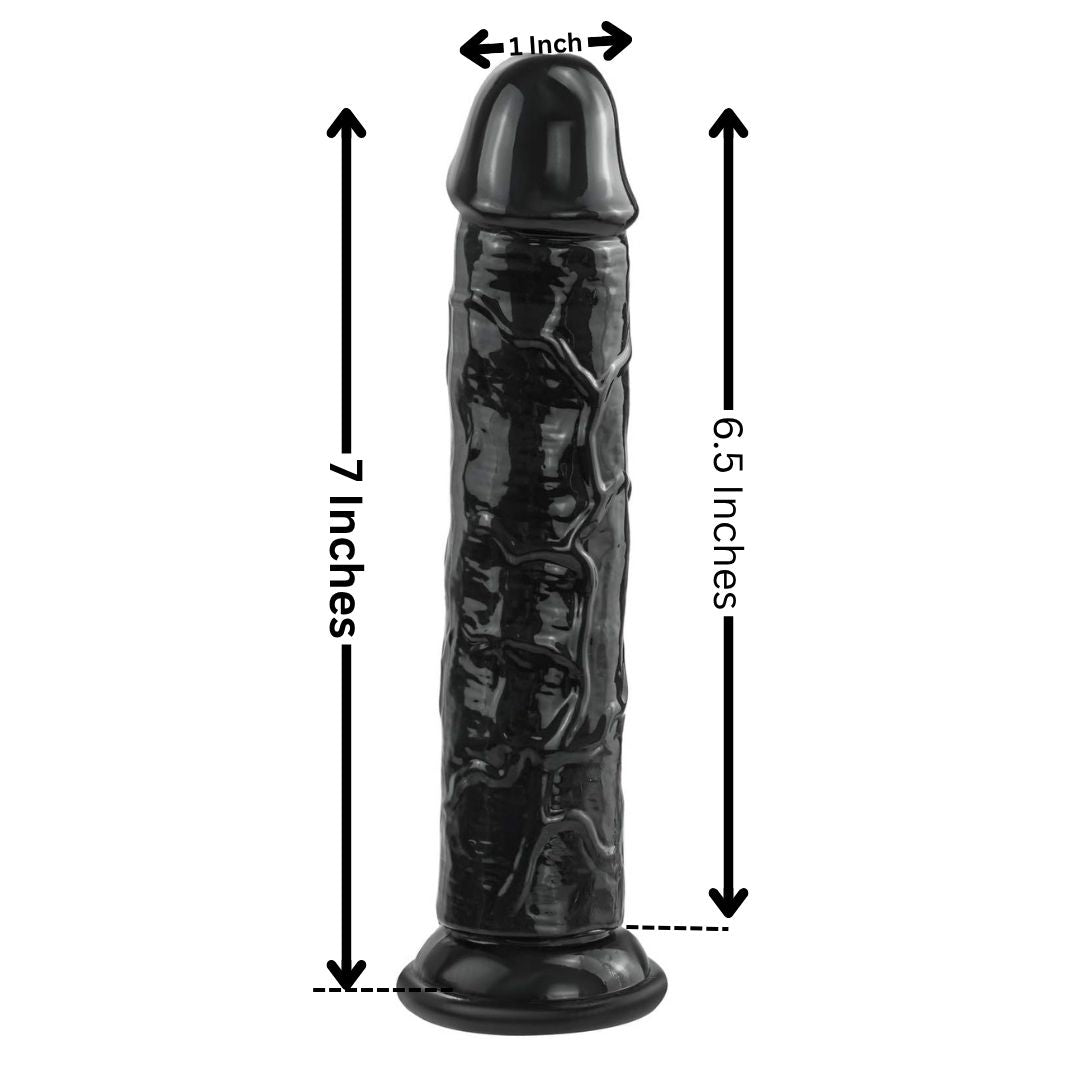 7 Inch Black Dildo