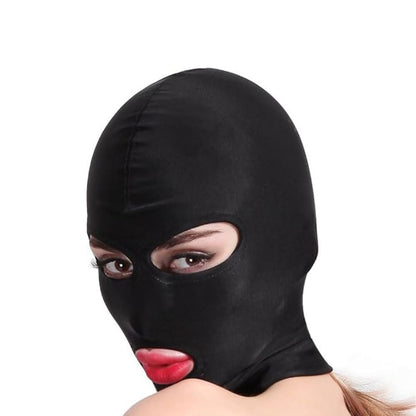 BDSM Black full Face Cover Mask