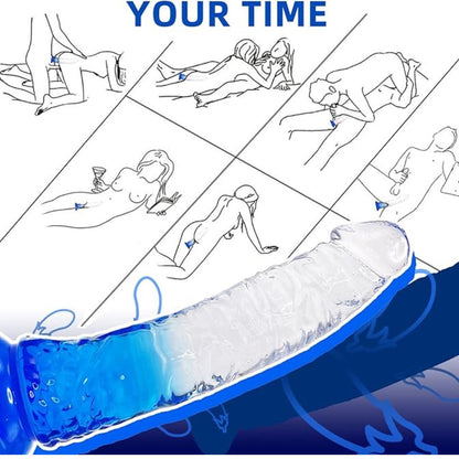 Pink Silicone Suction base 8 Inch Dildo